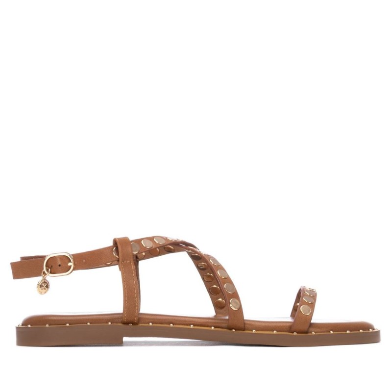 XTI 145357 02  38824 26V SANDALIA TIRAS CRUZADAS EMPEINE CAMEL