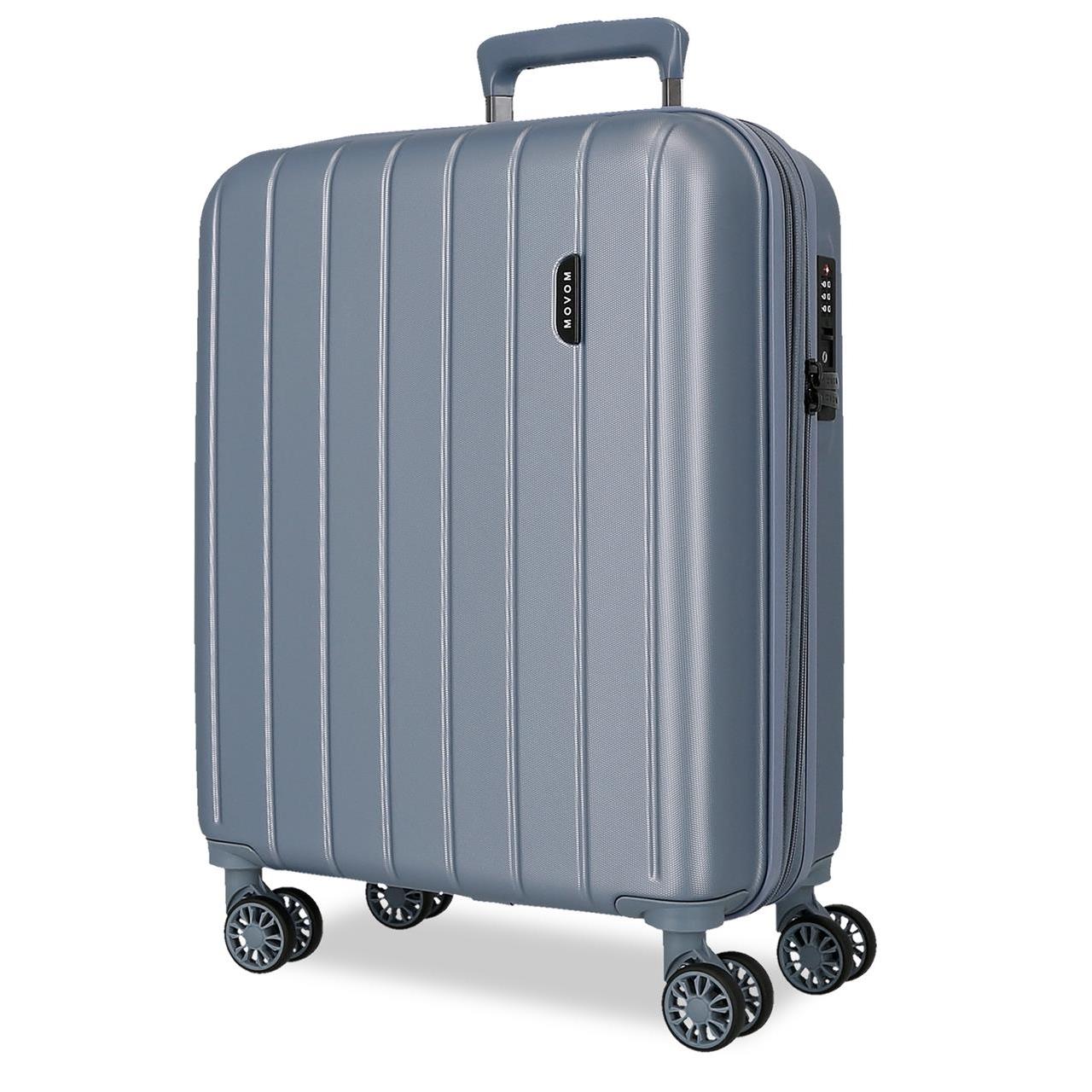 Maleta de cabina extensible rígida 55cm Movom Wood
