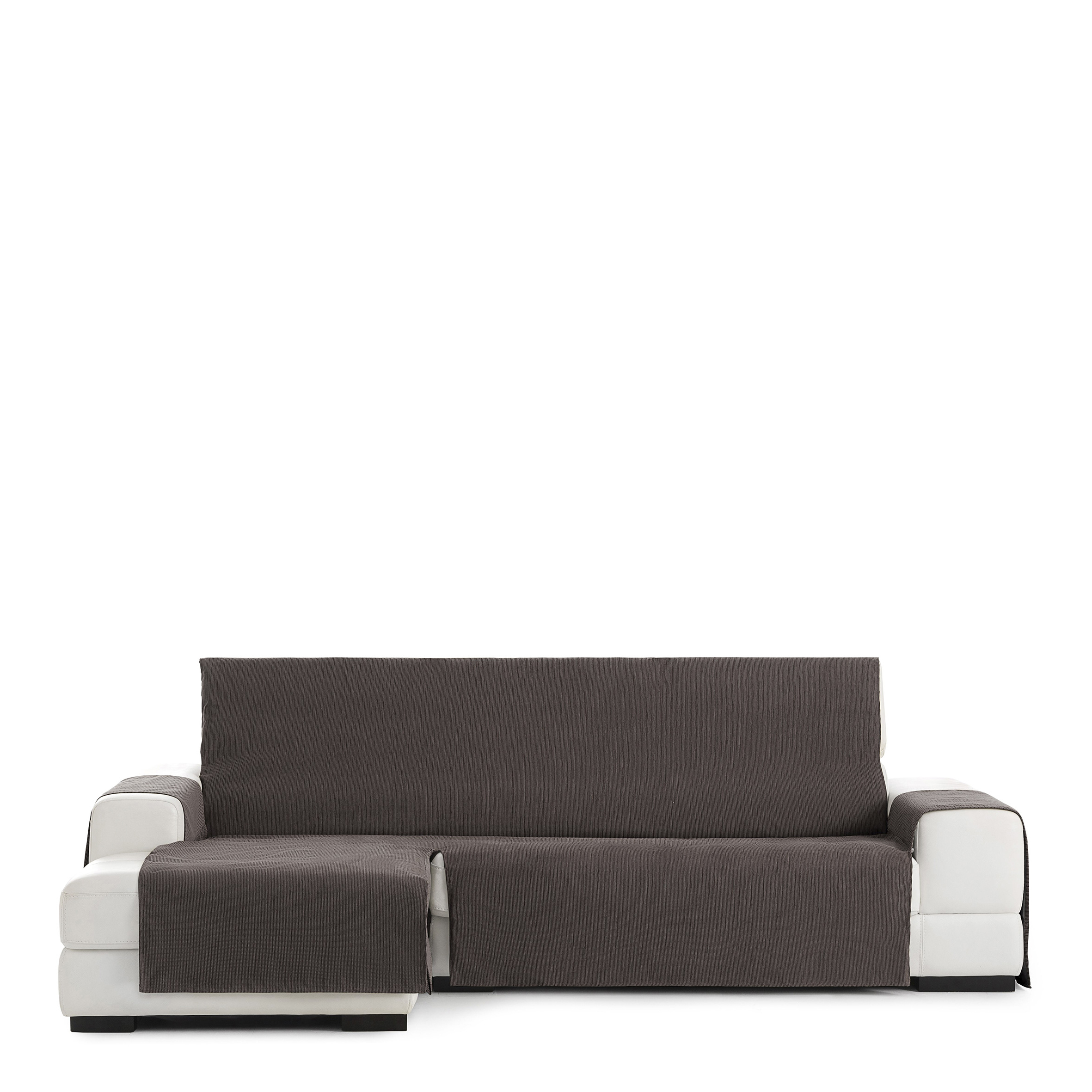 Funda de sofa chaisse longue m/3 mid izquierda (Mirando de frente) c/7 extra, Tamaño extra izquierda, 170x310x110cm, Fábricada en España