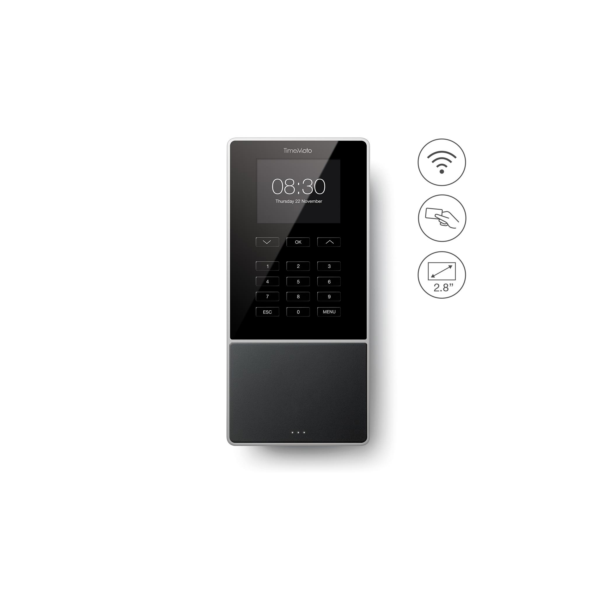 Safescan Controlador de Presencia con Tarjeta RFID y Código PIN para Terminal Timemoto TM-616