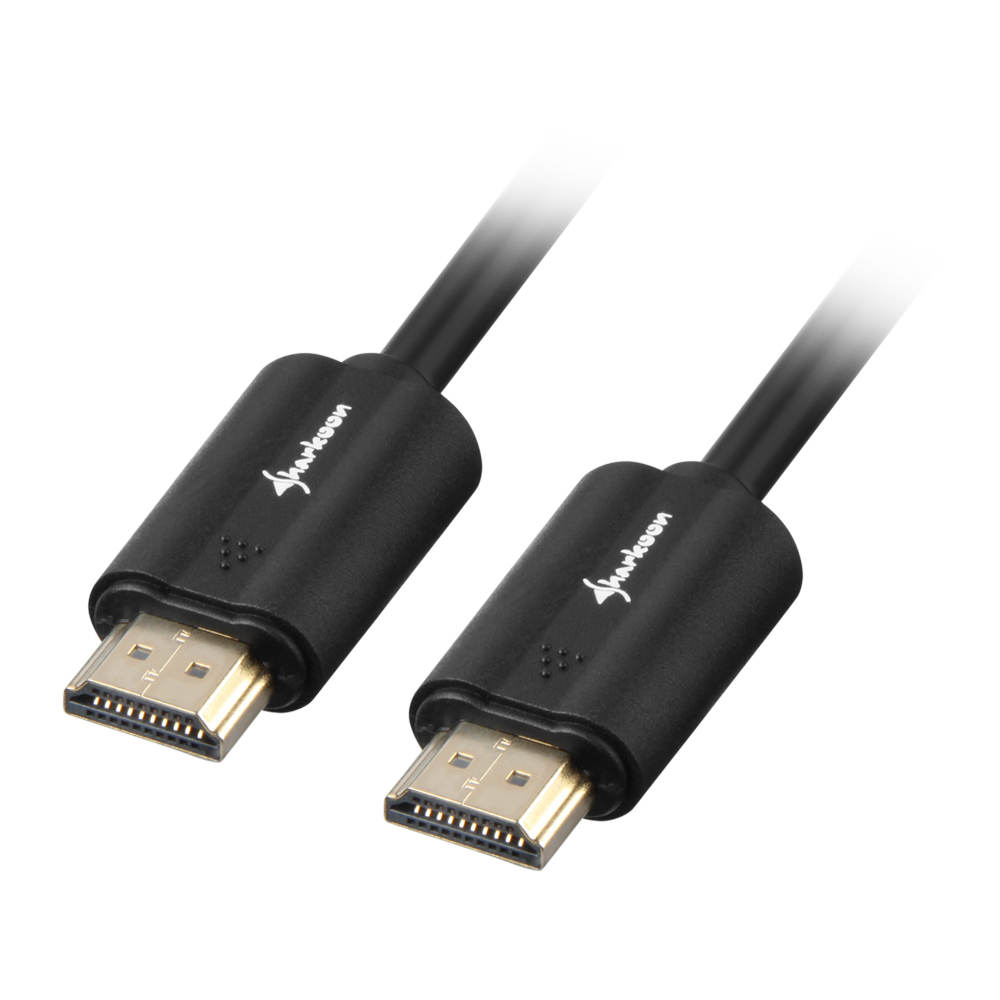 Sharkoon HDMI/HDMI 4K, 2m cable HDMI HDMI tipo A (Estándar) Negro