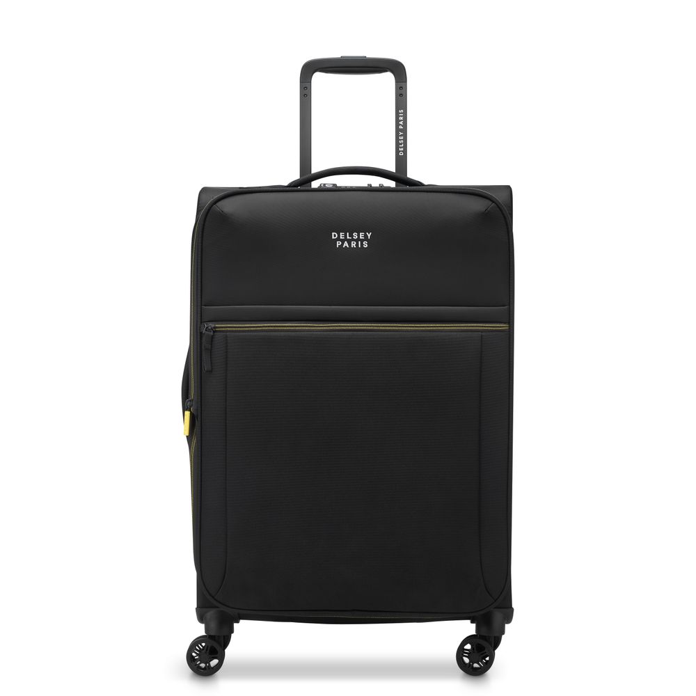 DELSEY PARIS Maleta mediana expandible 67 cm BROCHANT 3, 67 L, TSA , blanda, 4 ruedas dobles, de Poliéster reciclado. Varios colores