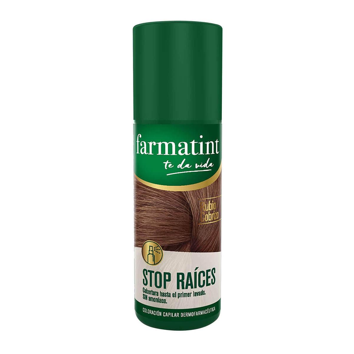 Farmatint - Farmatint stop raíces rubio cobrizo 75ml