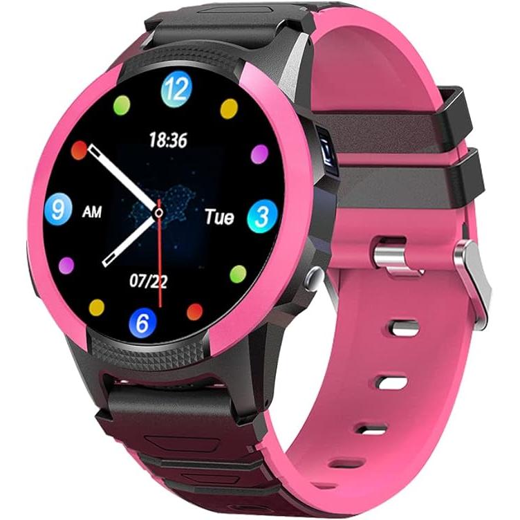 Reloj gps niño SaveFamily Relojes con GPS Slim 4G Reloj Inteligente niño con Videollamada GPS Llamada Chat Boton SOS Cronometro Podometro Waterproof Ip67 Save family Smartwatch diseño Moderno Rosa relojes inteligentes smartwatch NO INCLUYE SIM