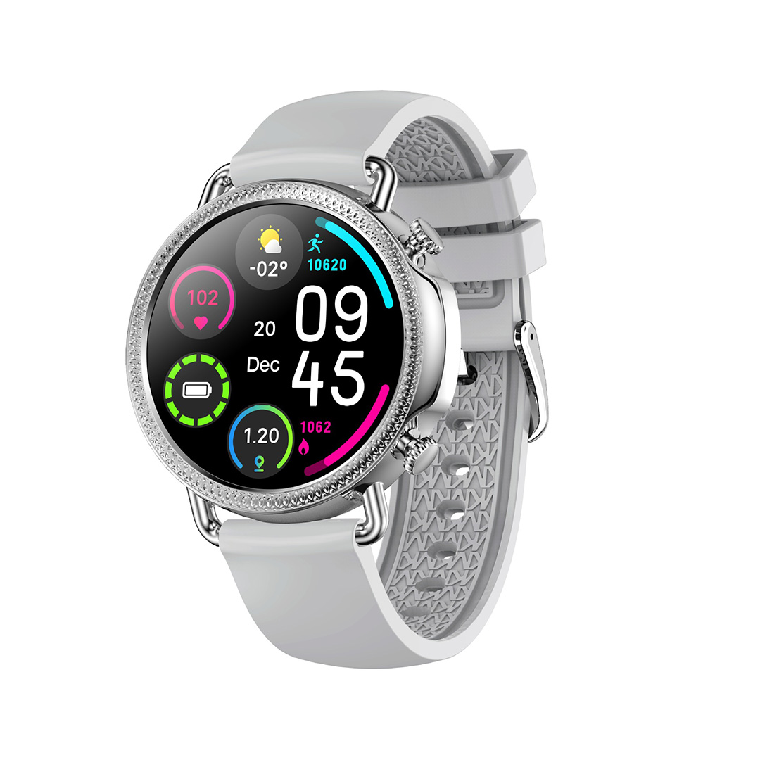 Rastreador de ciclo de fisiología femenina retro completamente táctil: reloj inteligente.