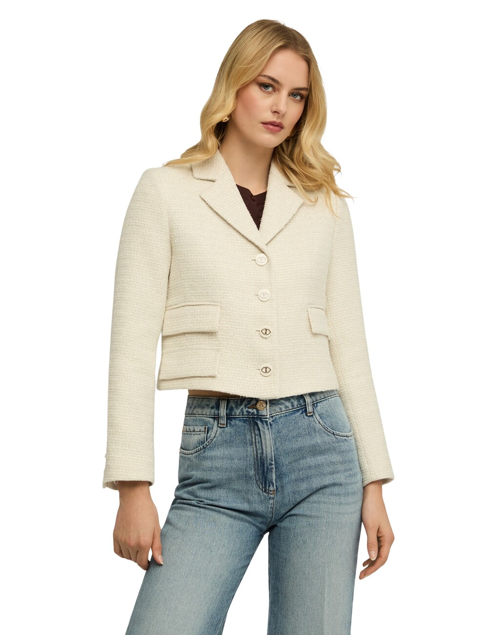 Motivi - Chaqueta corta en tejido bouclé