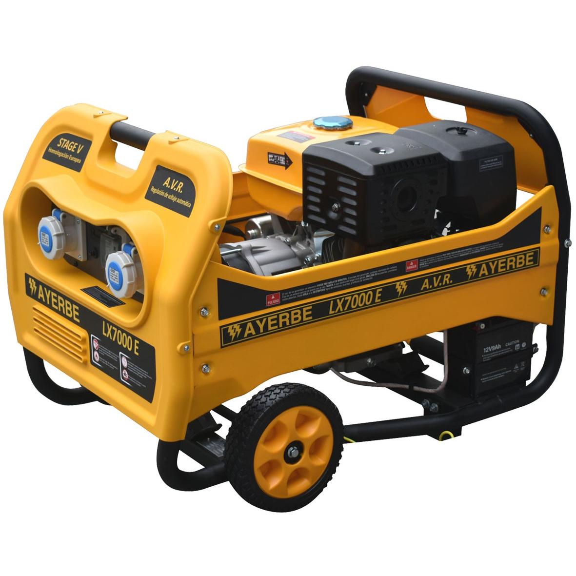 Grupo Electrógeno AYERBE  LX7000 E MN G.E. Gasolina Grupo Electrógeno AYERBE