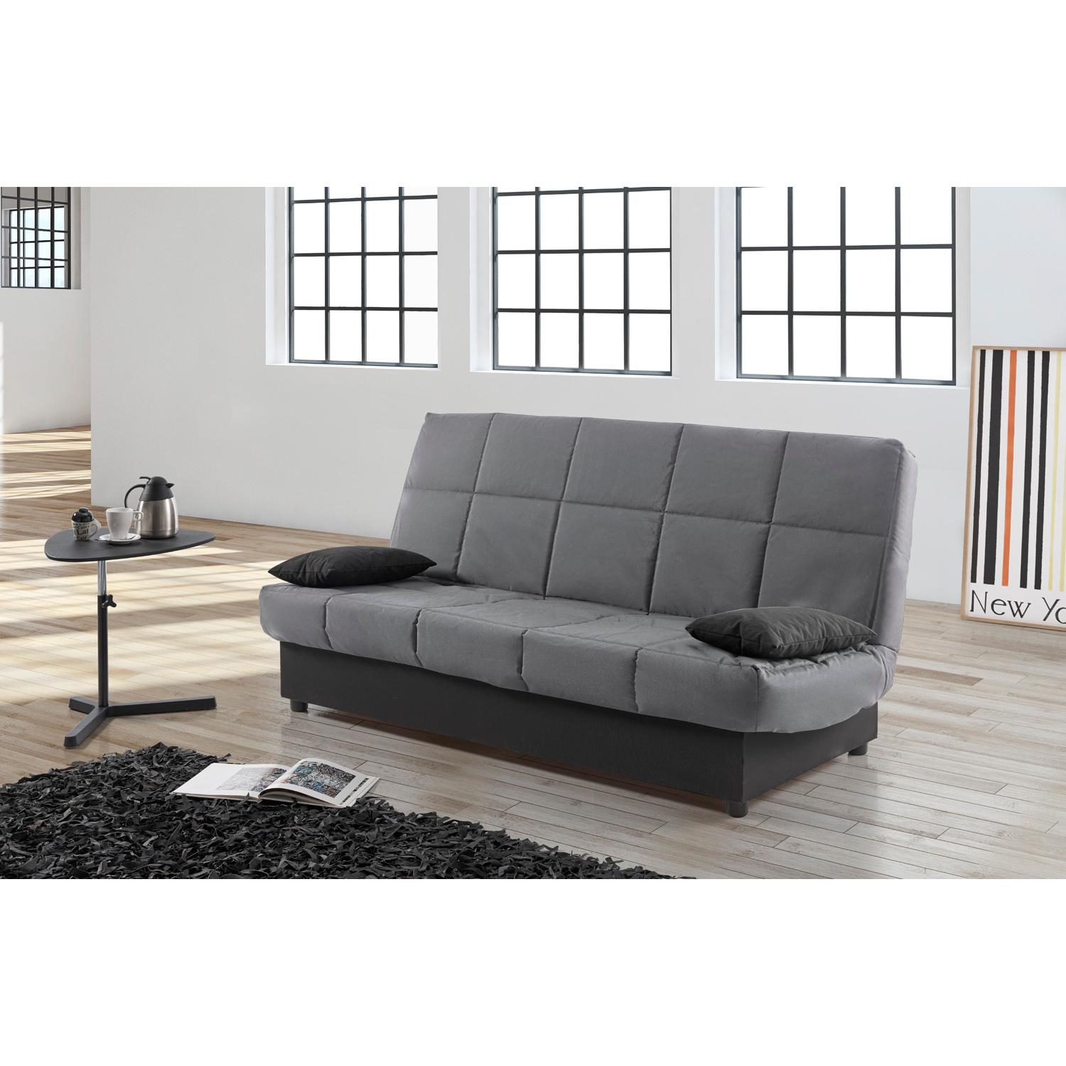 Matris - Sofá Cama Clic Clac Julieta 3 Plazas Medida sofá: 184x75x31 cm. Medida Cama: 190x132x40 cm. Incluye 2 Cojines
