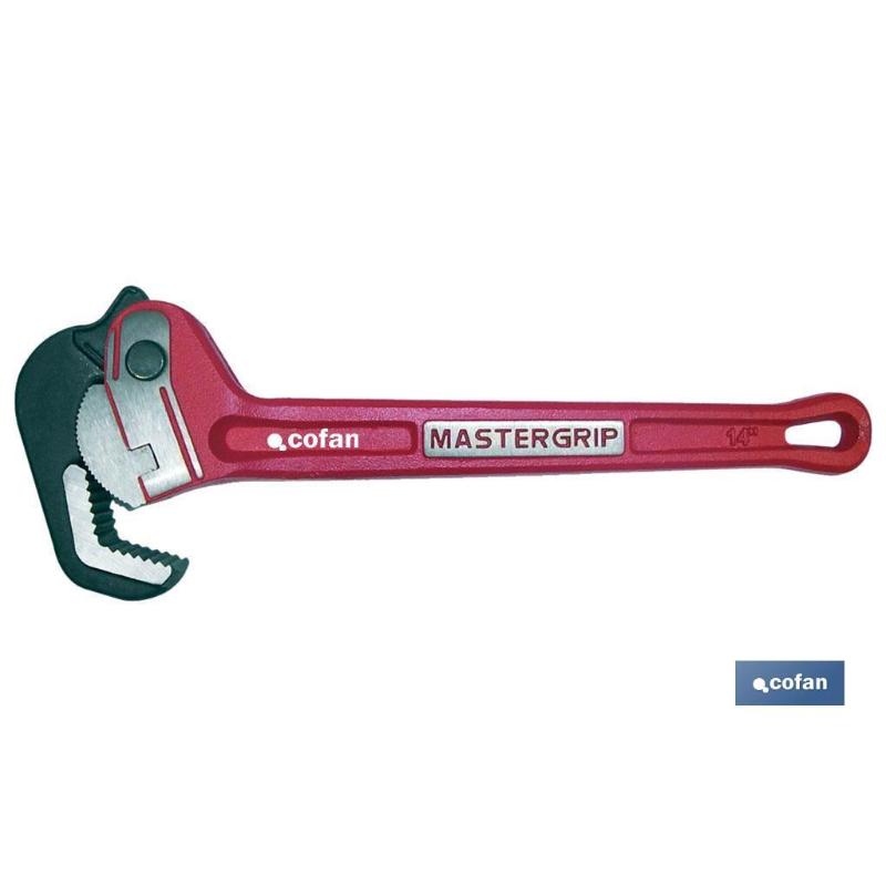Llave para tubo mastergrip 14