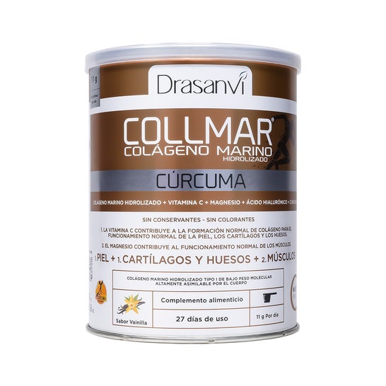 Drasanvi Collmar® Colágeno Marino + Magnesio + Cúrcuma Sabor Vainilla 300g