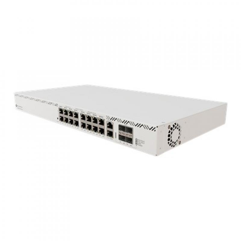 MikroTik Cloud Router Switch | CRS320-8P-8B-4S+RM with RouterOS v7, 2U rackmount Enclosure | No Wi-Fi | 1000 Mbit/s | Ethernet L