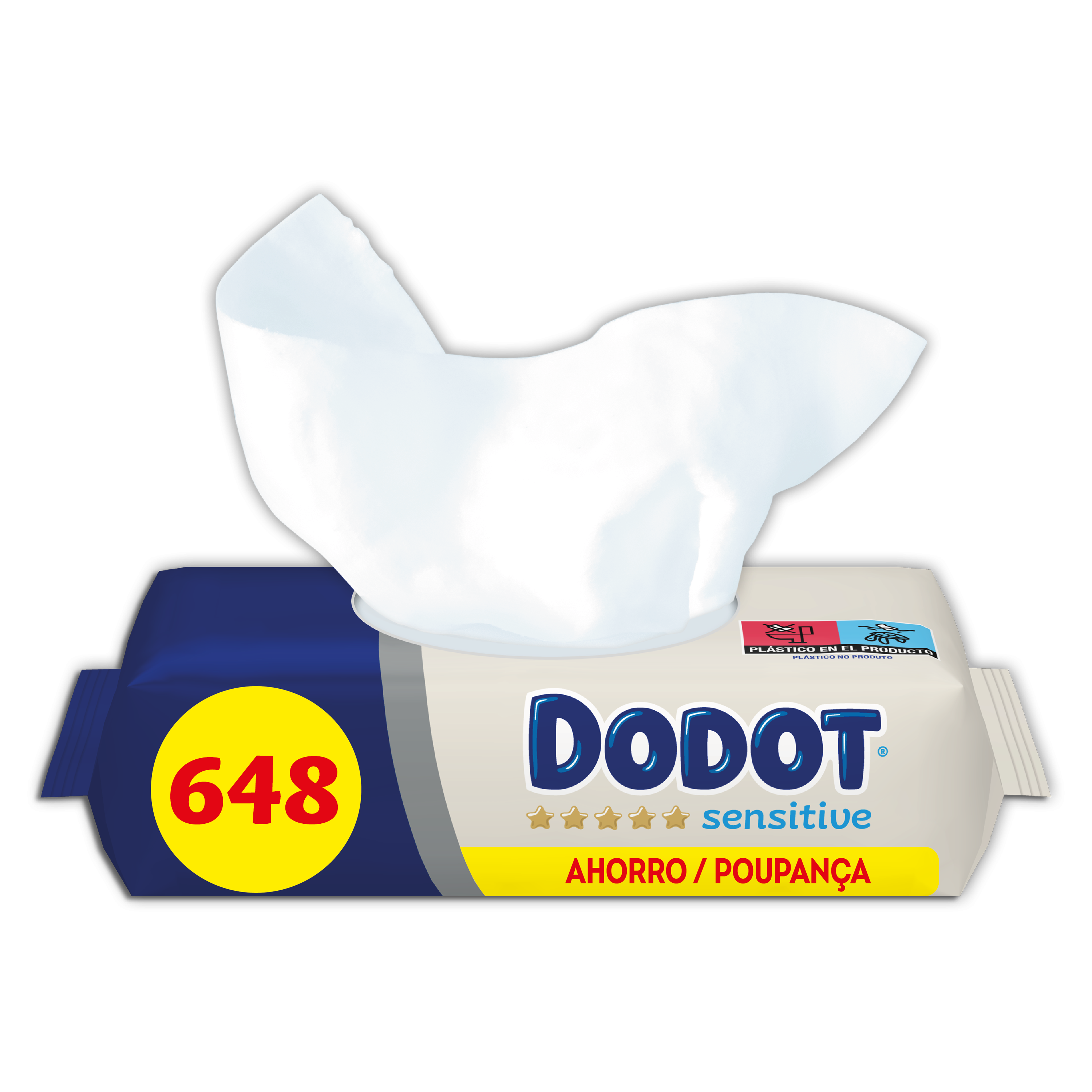 Dodot - Dodot Sensitive toallitas infantiles sin perfume - Pack Ahorro 12x 54=648 uds*