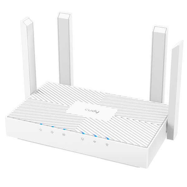 Cudy wr1300e dual band ac1200 wifi router - 3 gigabit ethernet ports - 4 external antennas