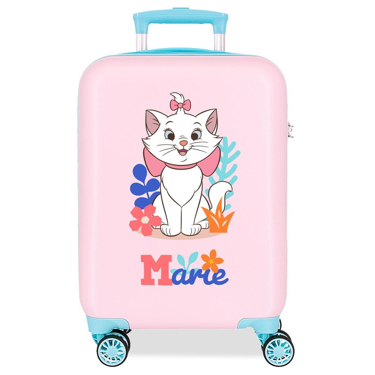 Maleta de cabina Aristogatos Marie rosa 33x50x20 cm