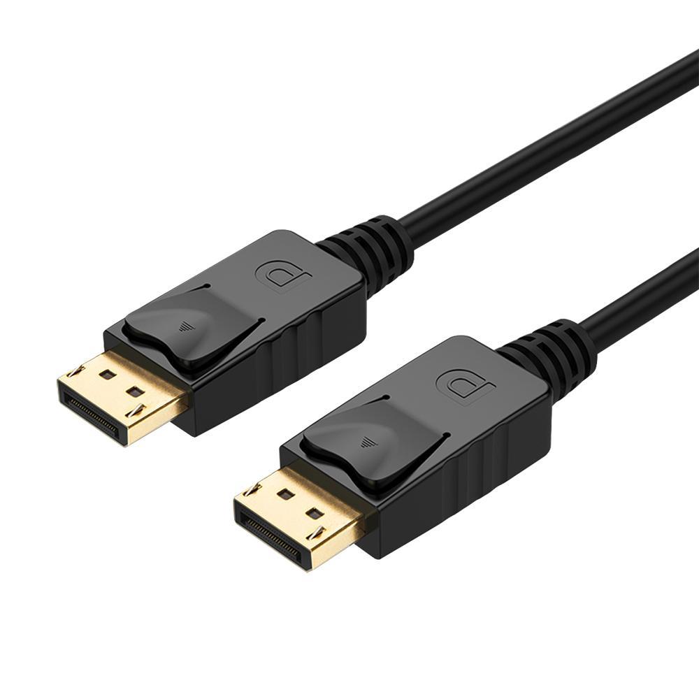 Unitek DisplayPort to DisplayPort Cable (DP 1.2, 3 M, Full HD, 2K, 4K, 3D, 3840x2160, with Gold Connectors), Black Color