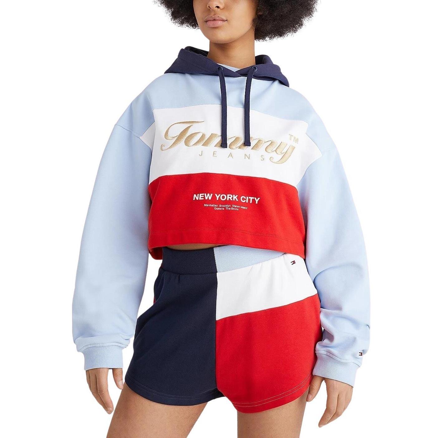 Tommy Jeans - Sudadera Tommy Jeans Archive Cropped Multicolor