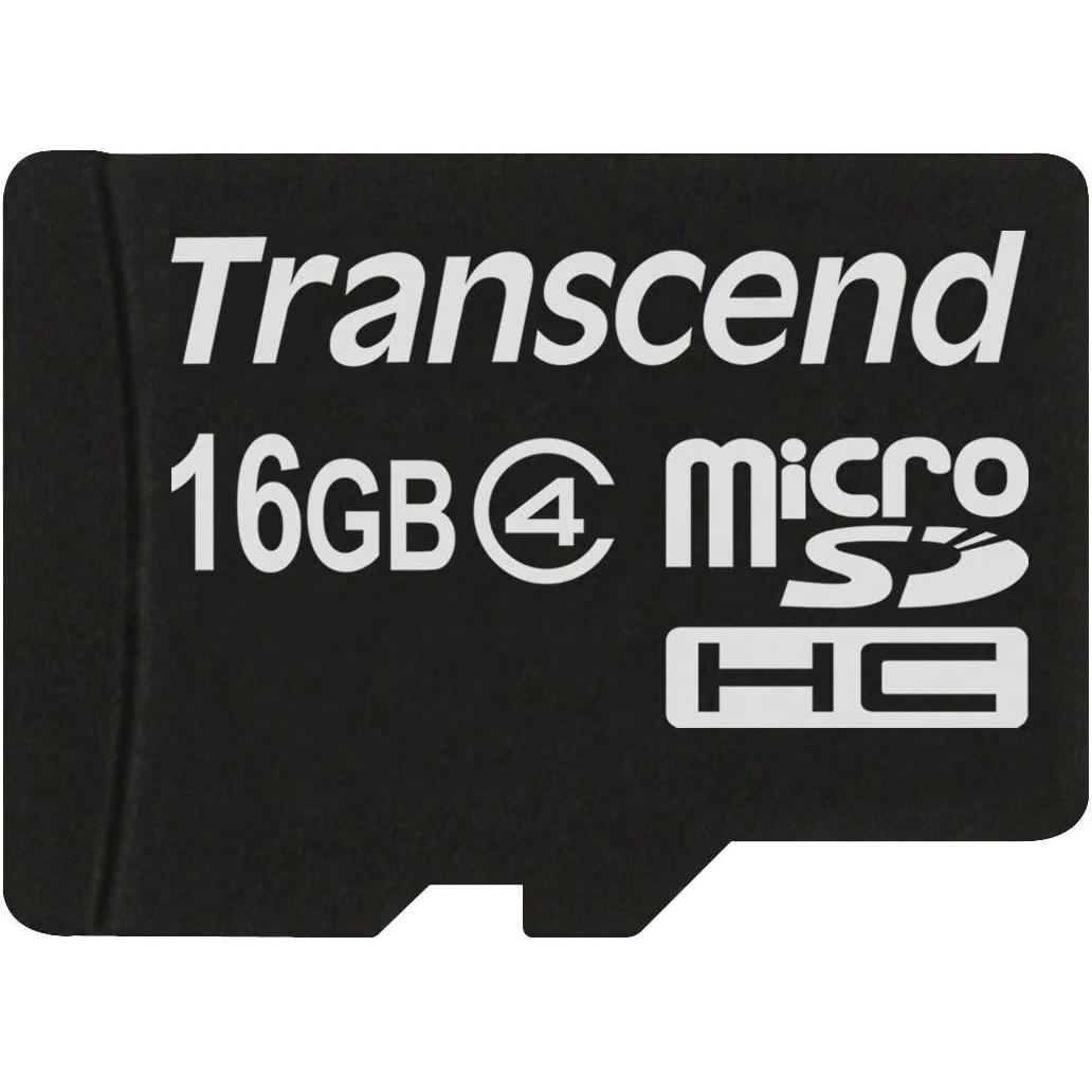Transcend Tarjeta de Memoria Micro Sdhc 16 Gb Clase 4