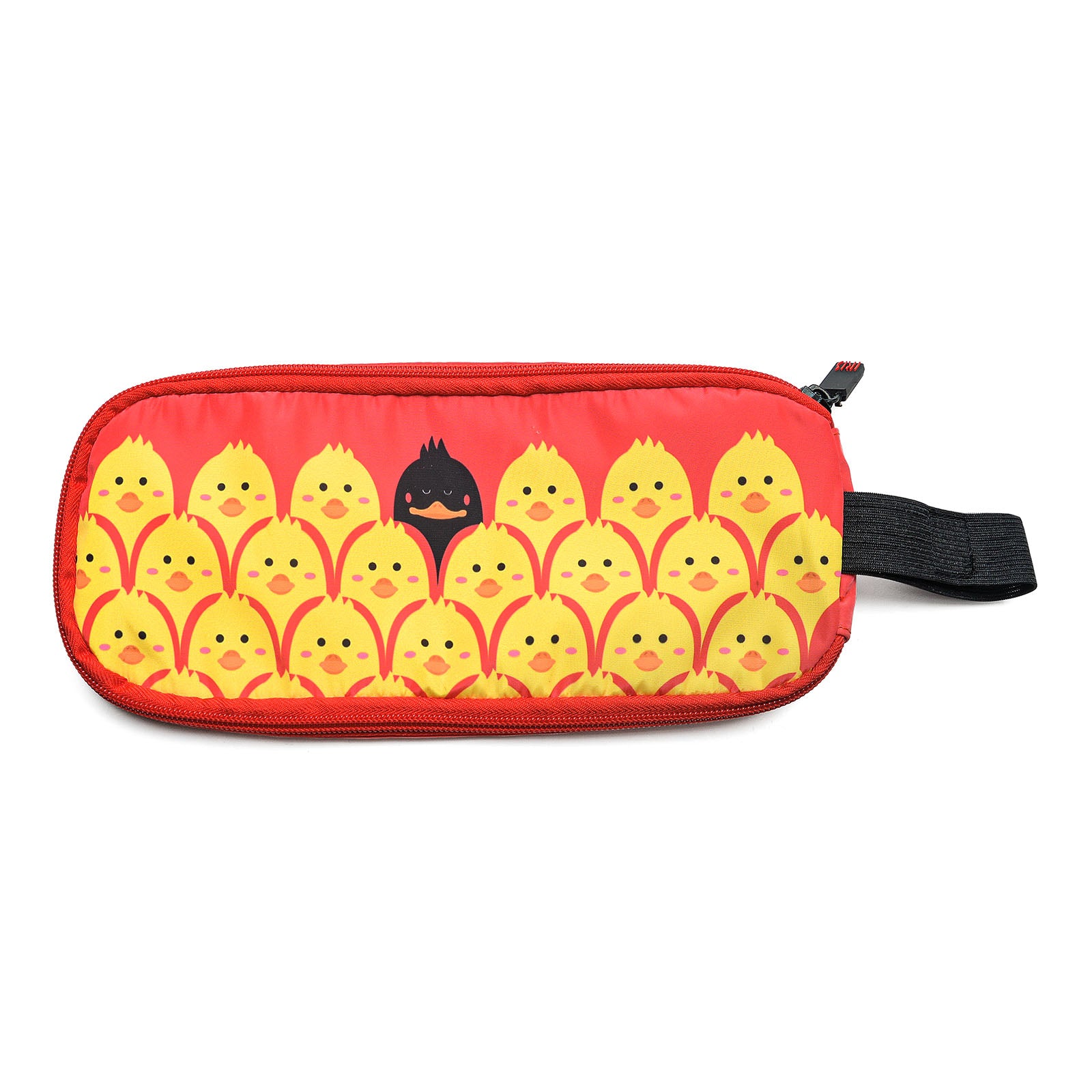 IRIS Zipper Roll Friends - Porta Bocadillos Infantil Plegable y Flexible con Cremallera. Chicks