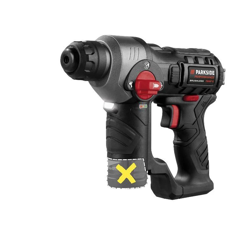 MARTILLO PERCUTOR 12V PARKSIDE PERFORMANCE RECARGABLE BRUSHLESS