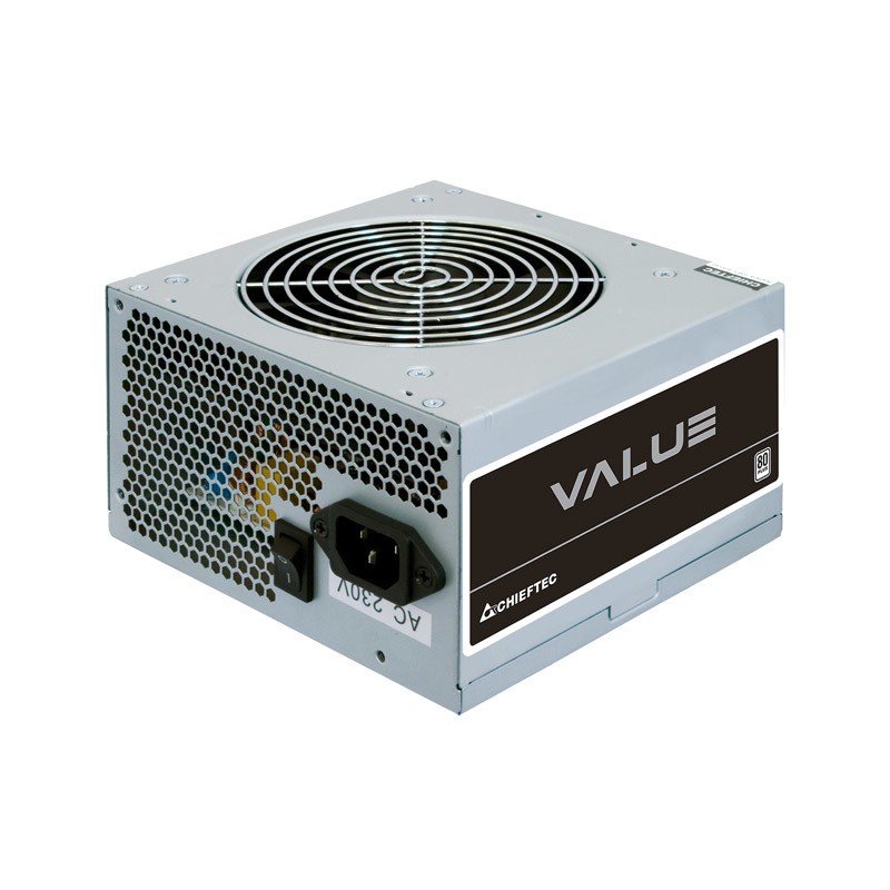 Chieftec Value APB-500B8 unidad de fuente de alimentación 500 W 20+4 pin ATX ATX Plata
