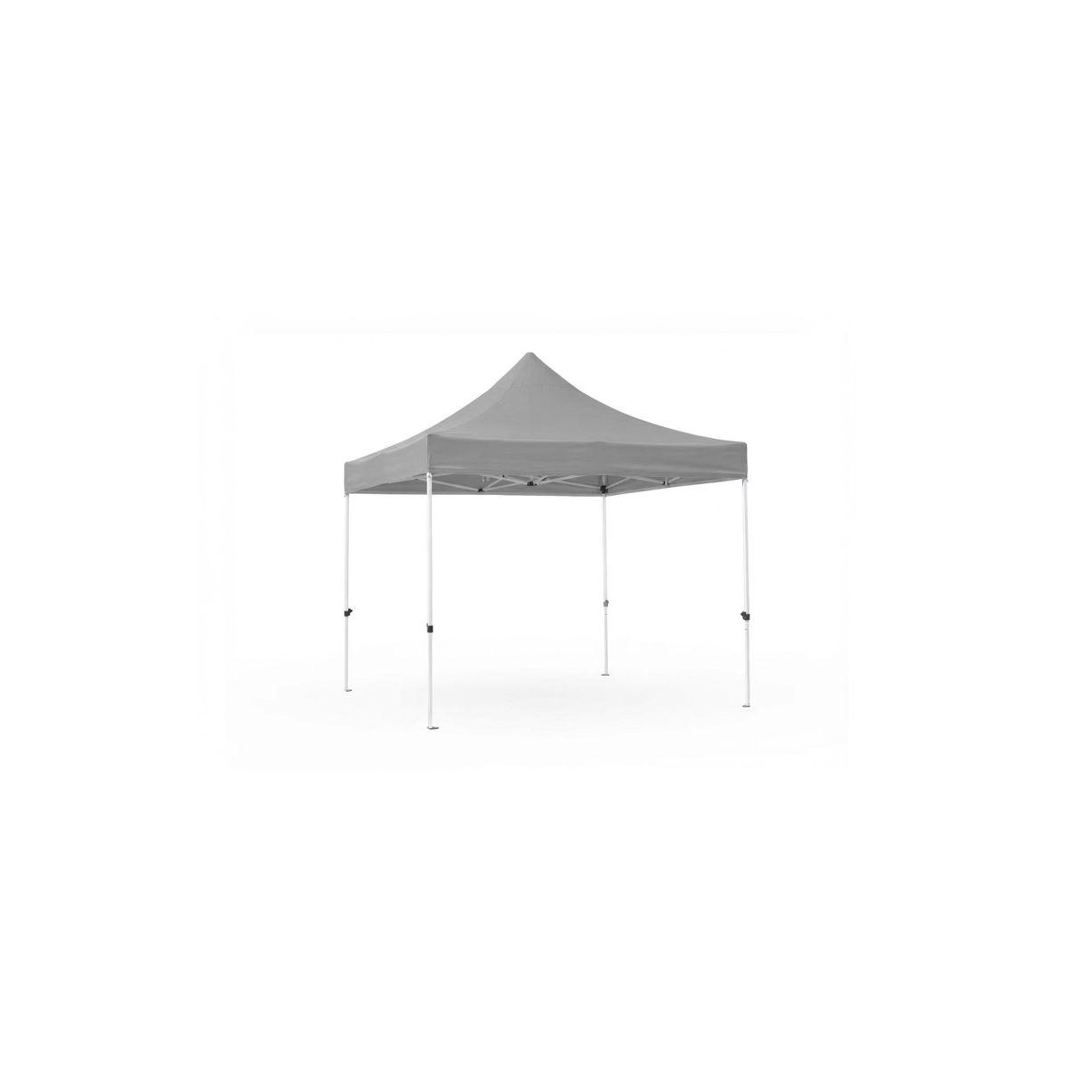 Carpa Plegable 3x3 Master - Gris - Impermeable - Cenador ideal para Camping, Eventos, Playa, Jardín