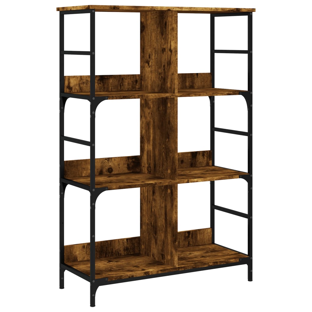Vidaxl Estantería de Madera de Ingeniería 78,5x33x117,5 Cm Negro