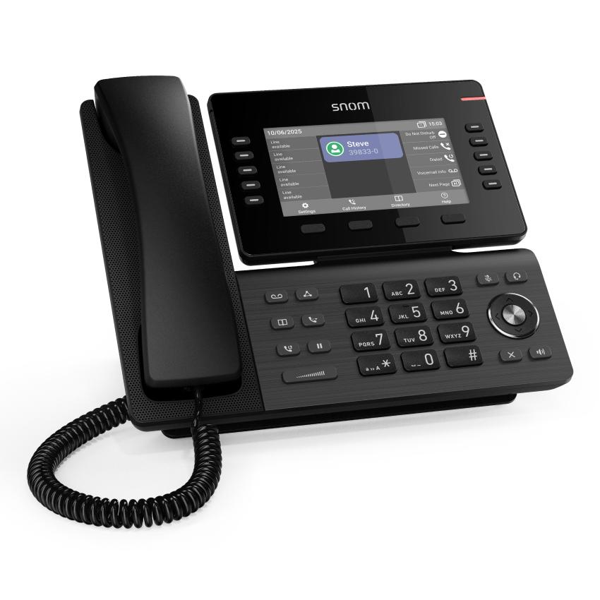 Snom D815WB teléfono IP Negro IPS Wifi