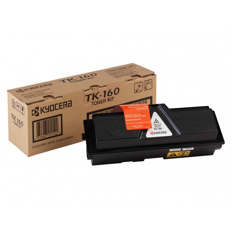 KYOCERA - TK-160 cartucho de tóner 1 pieza(s) Original Negro 1T02LY0NL0