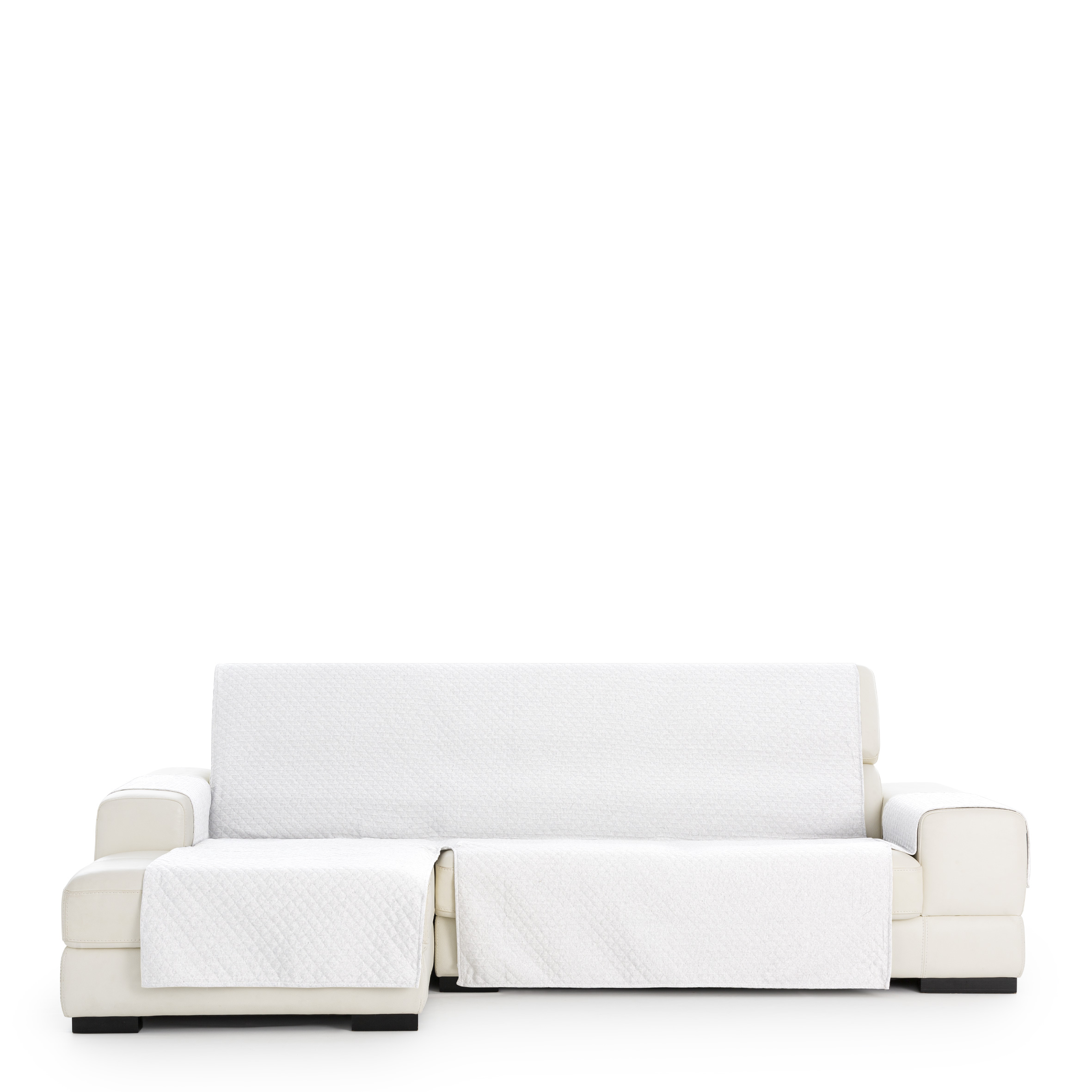 Funda de sofa chaise longue m/3 silver izquierda (Mirando de frente) c/0, Tamaño normal izquierda, 170x310x110cm, Fábricada en España