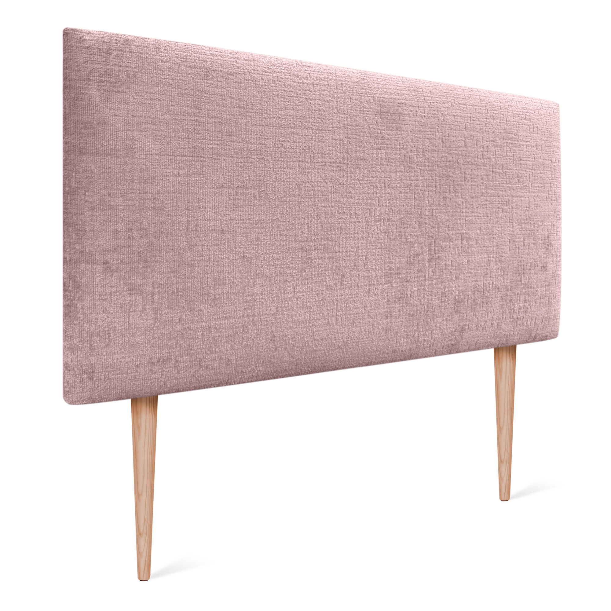 DHOME Cabecero en Lana Liso con Patas Alta Gama Moderno con 8cm Grosor