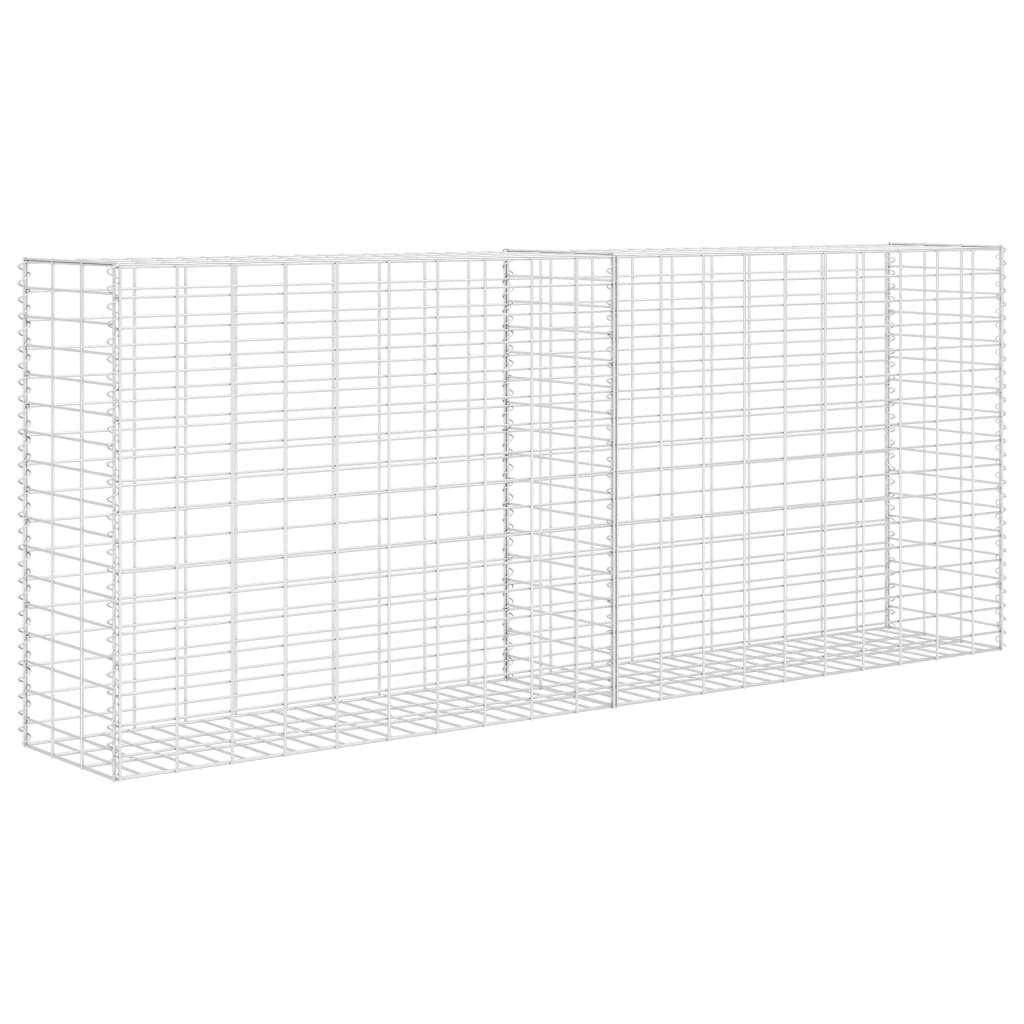 Vidaxl Cesta de Gaviones de Acero Galvanizado 85x30x200 Cm