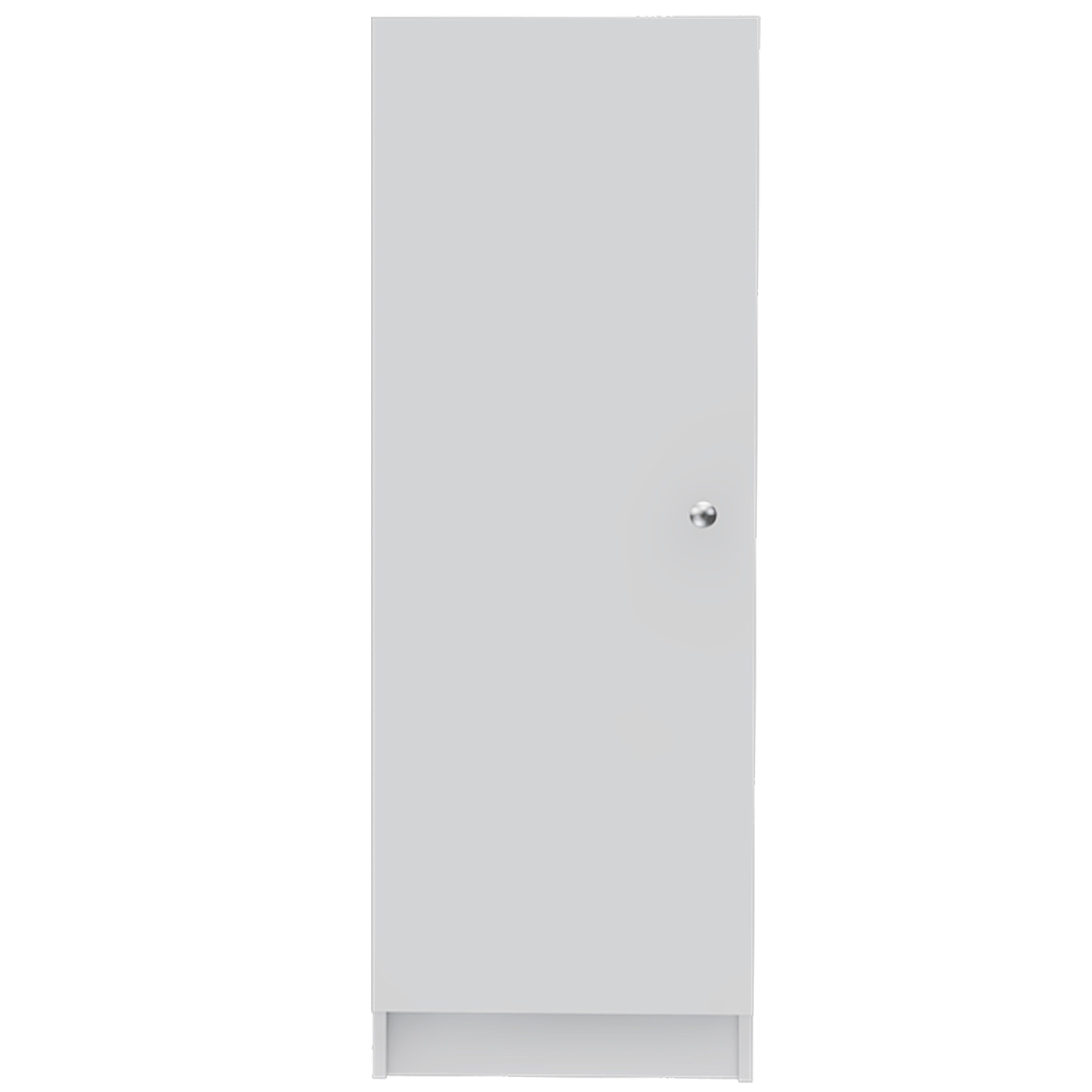 Aparador TUHOME Belleria Blanco Minimalista 4 Estantes Madera