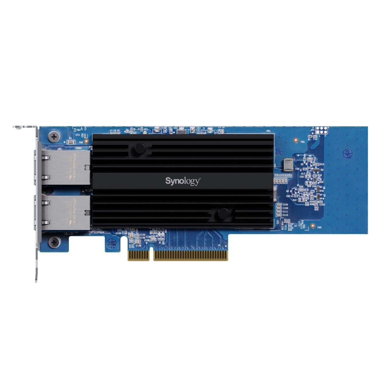 Synology - Tarjeta de red Ethernet interna E10G30-T2 para NAS y servidores, 10 Gbps dual RJ45 con soporte failover y balanceo de carga