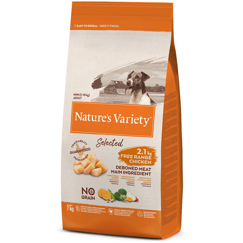 NATURE'S VARIETY SELECT CANINE ADULT MINI POLLO 7KG
