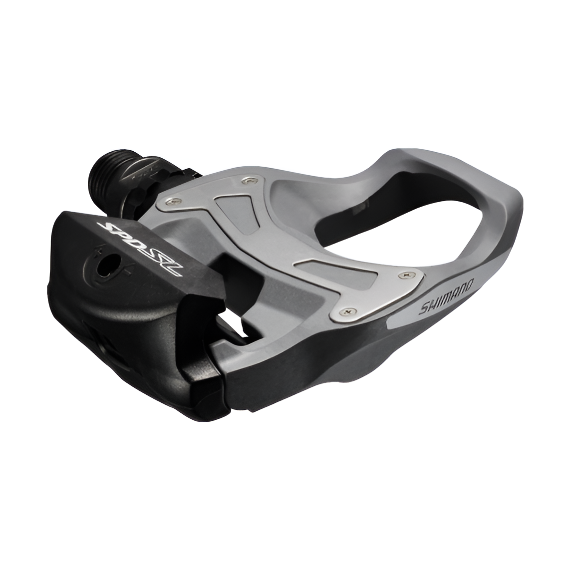 Shimano - Pedales para bicicleta SPD-SL PD-R550 de una cara con cuerpo de composite, plataforma extraancha para óptima transferencia de potencia y placa de acero inoxidable duradera