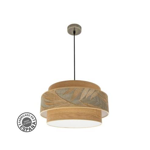 Colgante Samoa 3xe27 Cuero/camel Regx50d