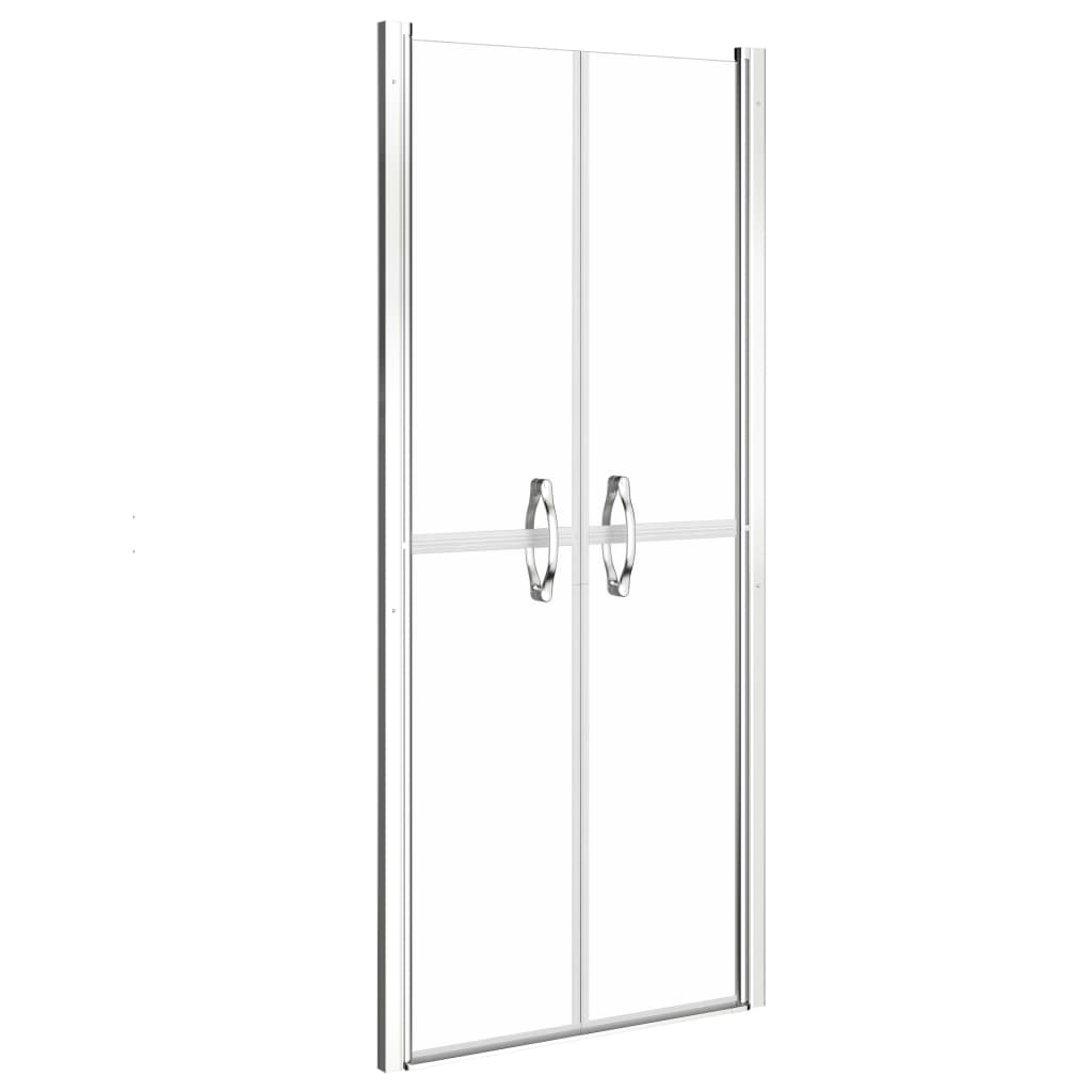 vidaXL Puerta de Ducha Transparente (83-86)x190 cm Cabina Baño Aseo Mampara Color Negro,  Plateado, y mas