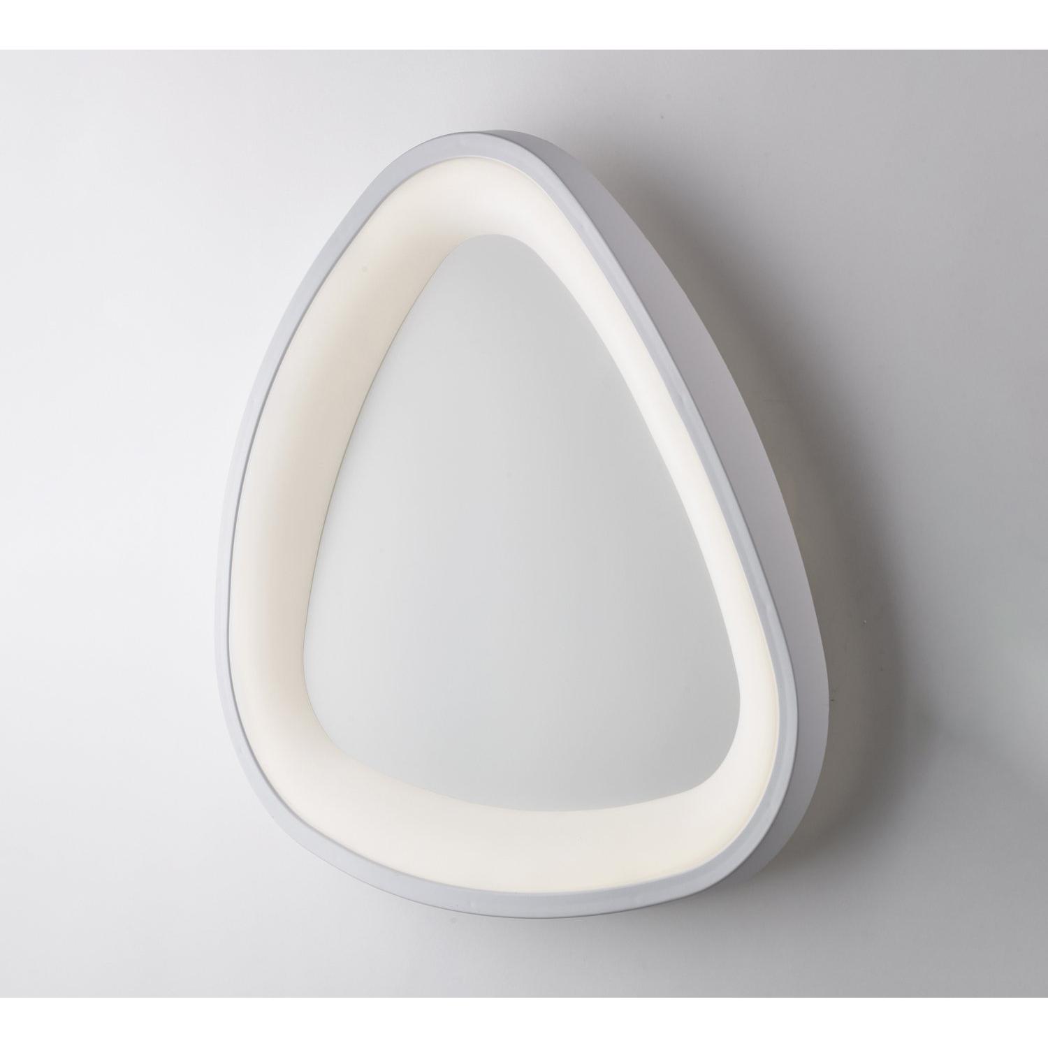 El techo llevado Anna triangular moderno integró en aluminio blanco