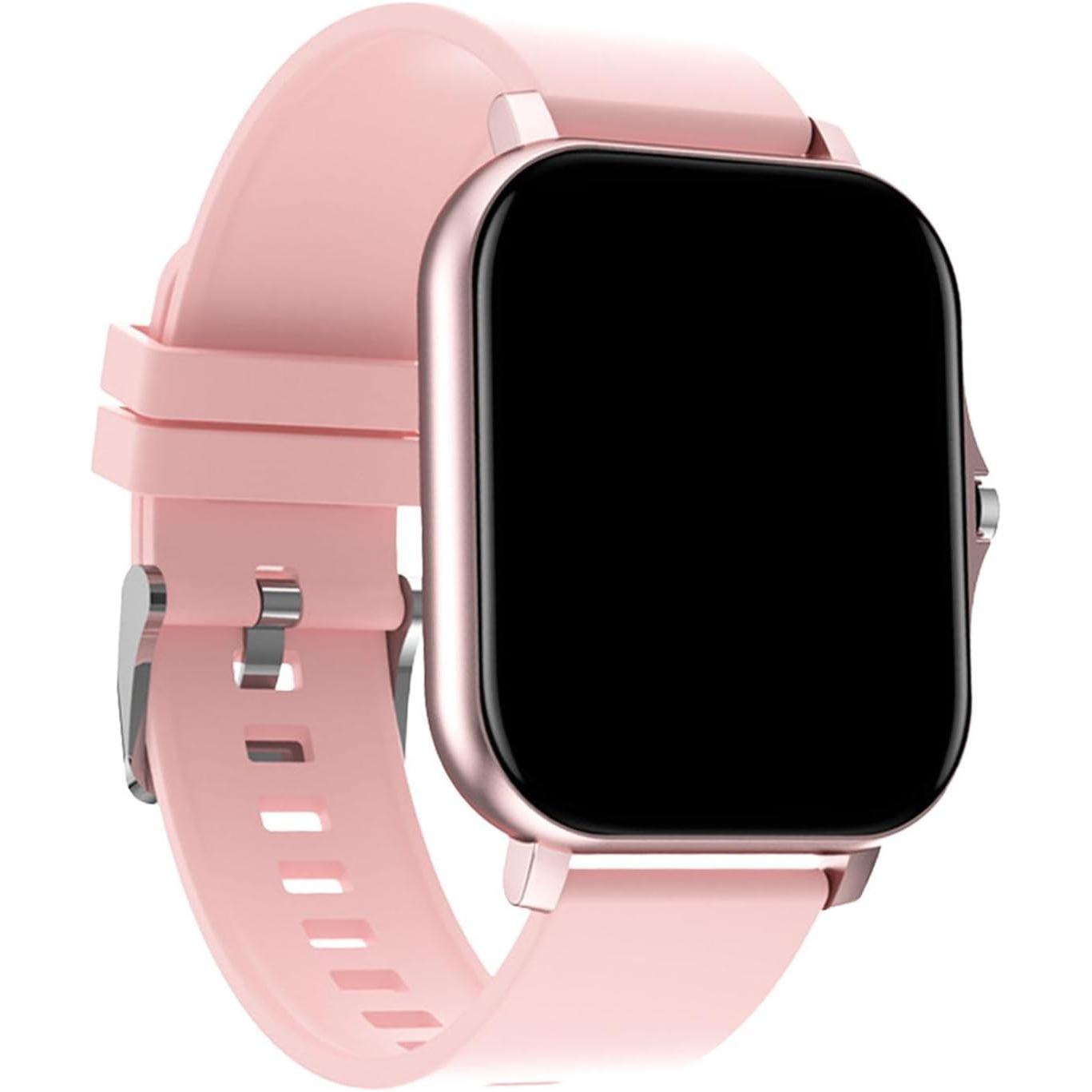 Reloj Inteligente Deportivo a la Moda para Hombre y Mujer Grande 1,83 Pulgadas (Rosa)
