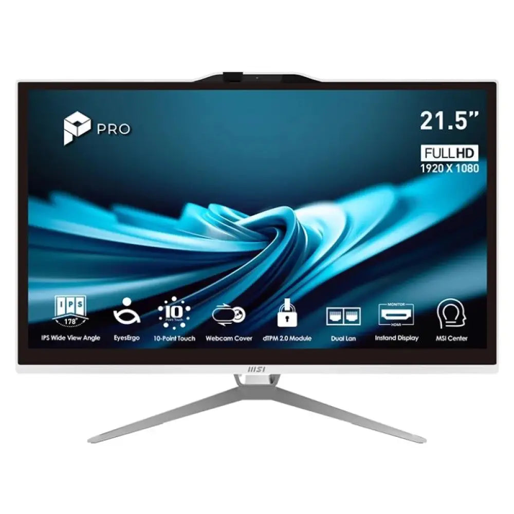 MSI Pro AP222T-499EU G7400 4GB 128 W11P 22" tac.B