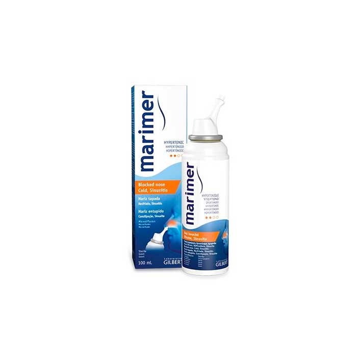 Marimer Agua Hipertonica Spray 100Ml para Descongestionar Fosas Nasales