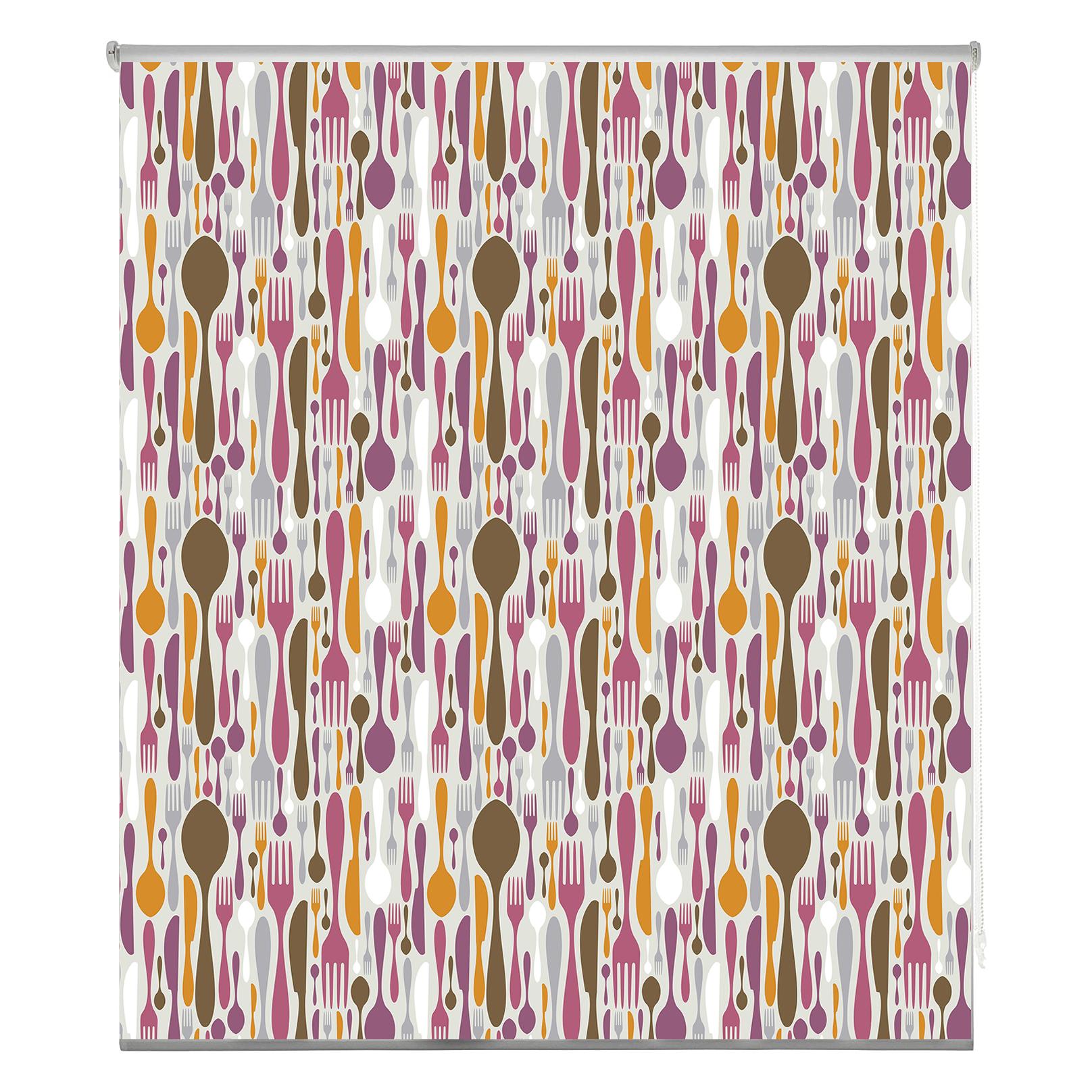 ESTORALIS | Estor Enrollable Translúcido Estampado COCINA | Estor para Ventanas y Puertas | Estor Translúcido Fácil Instalación Pared o Techo | ! Envíos a domicilio Gratis ¡