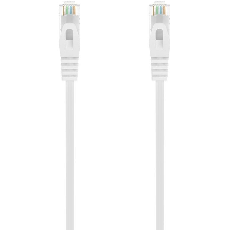 Cable de red rj45 awg24 utp aisens a145-0597 cat.6a/ lszh/ 3m/ blanco