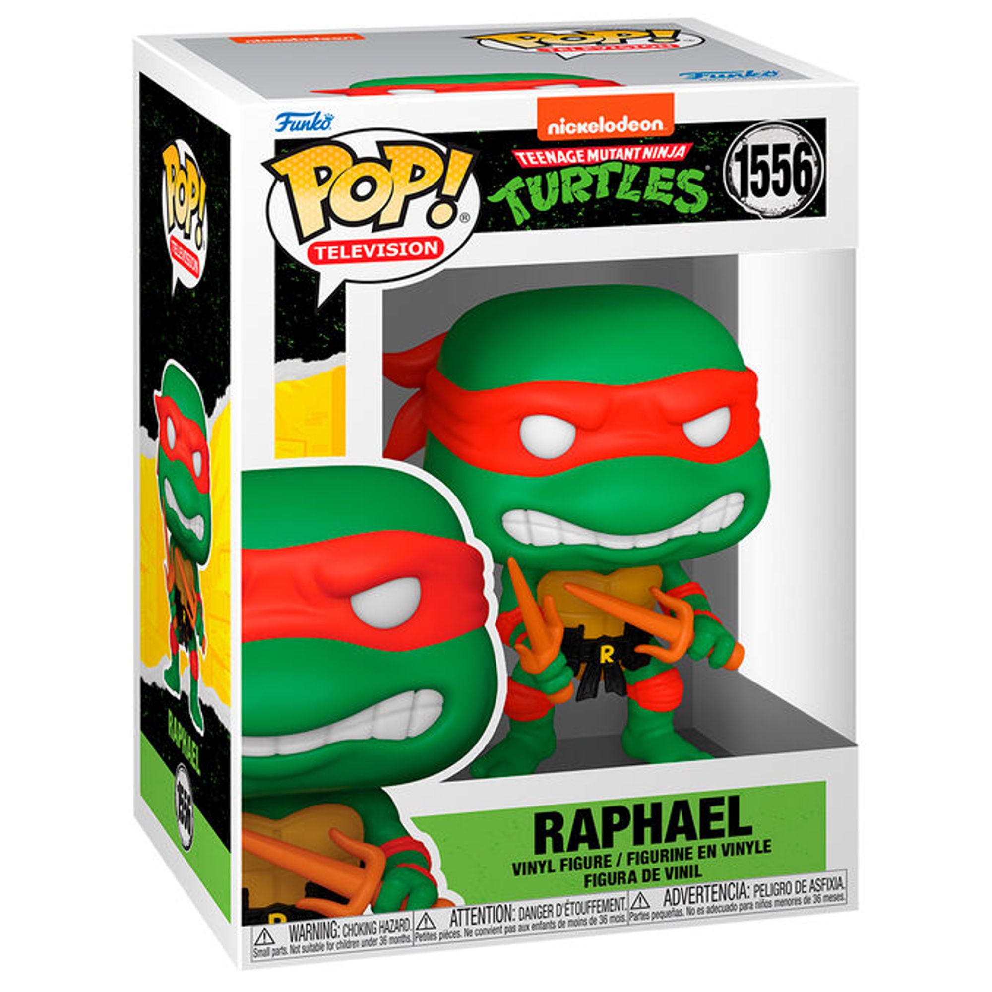 Figura Coleccionable de Raphael de Teenage Mutant Ninja Turtles para Fans de la TV, Muñeco Decorativo Retro con Antifaz Rojo y Sai, Ideal para Regalo y Colección