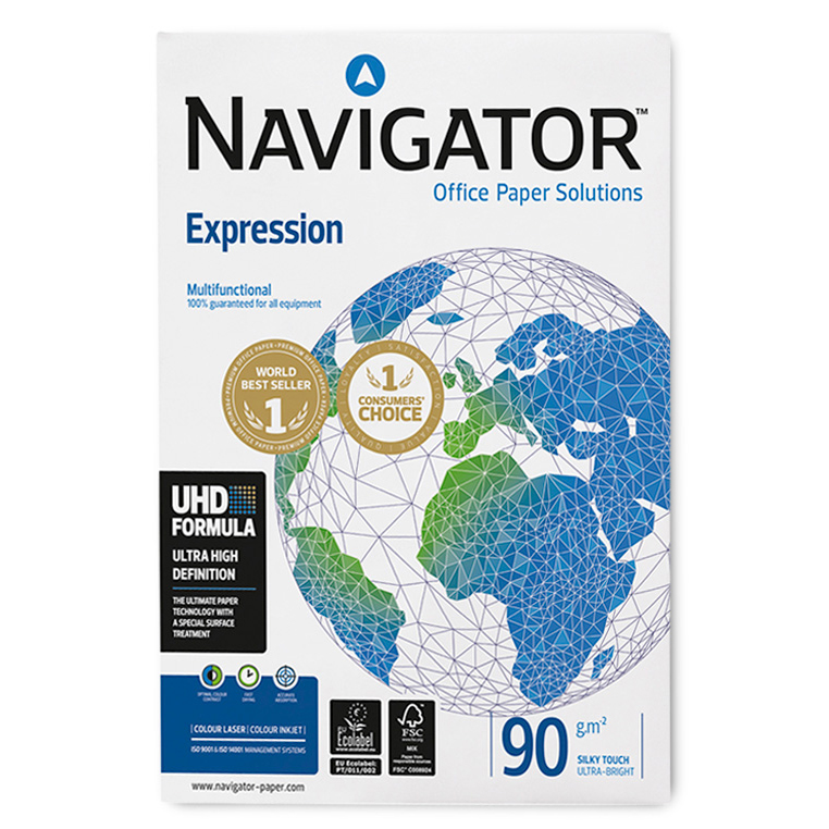 Navigator Expression Papel Fotocopiadora DIN A4 90gr Paquete de 500 Folios