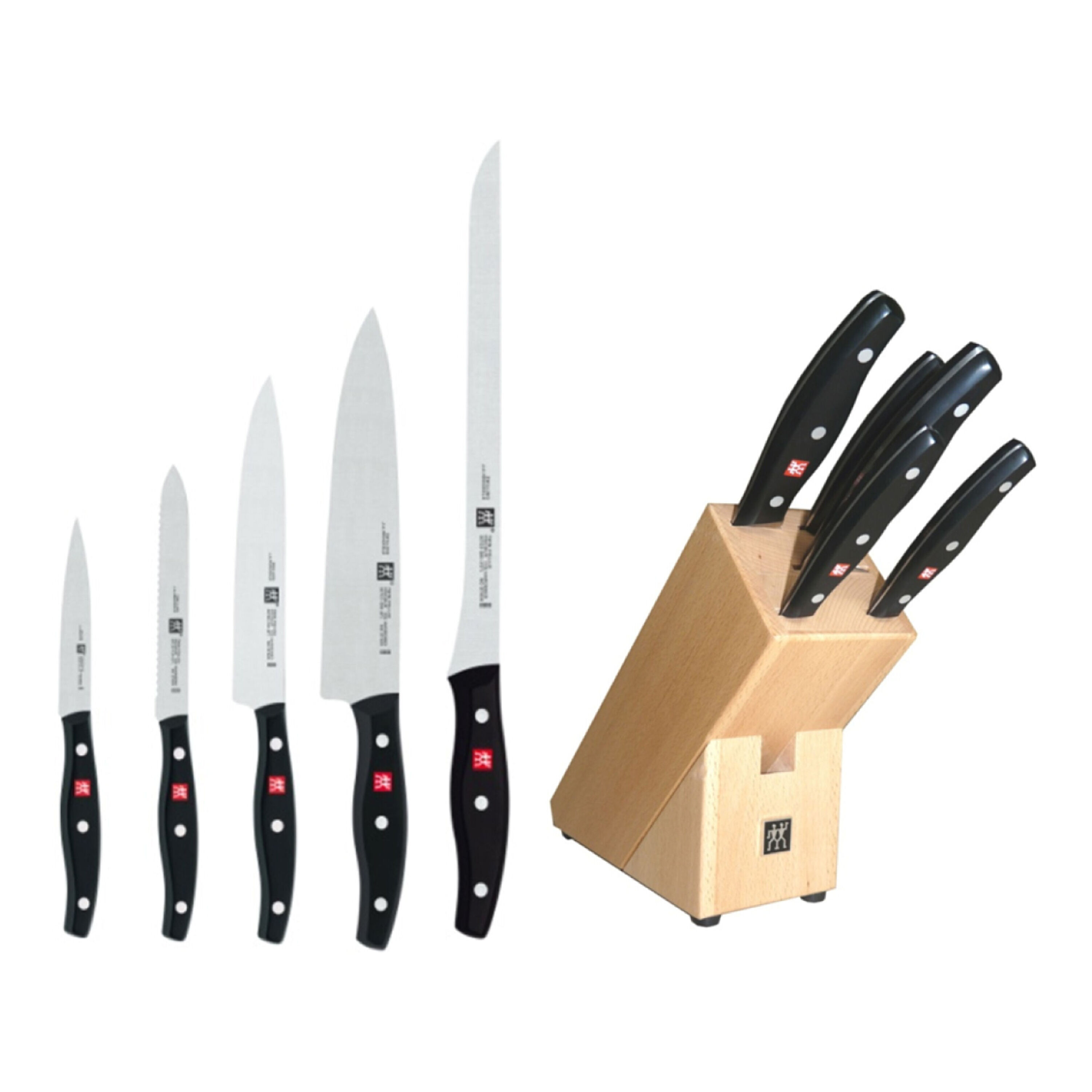 ZWILLING TWIN Pollux 6-pzs, Taco de cuchillos