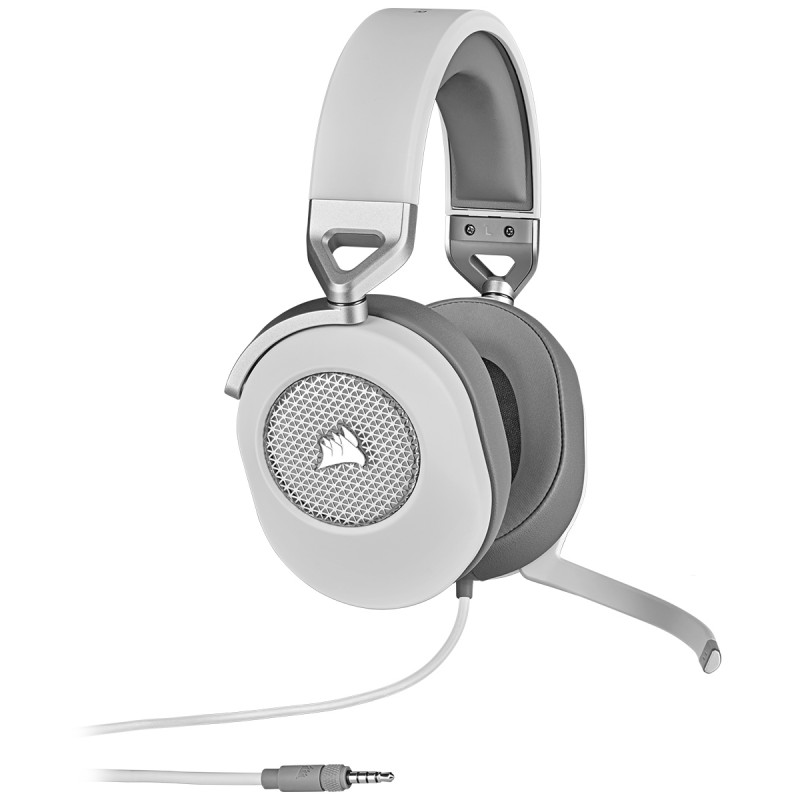 Corsair - HS65 SURROUND Auriculares Alámbrico De mano Juego Blanco CA-9011271-EU