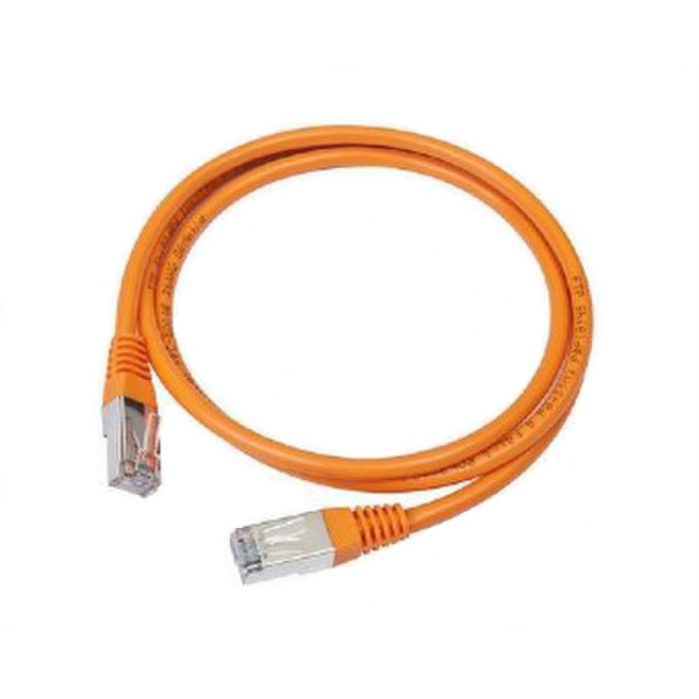 Gembird Cable Cat5e Utp Moldeado 1m Naranja de Alta Calidad