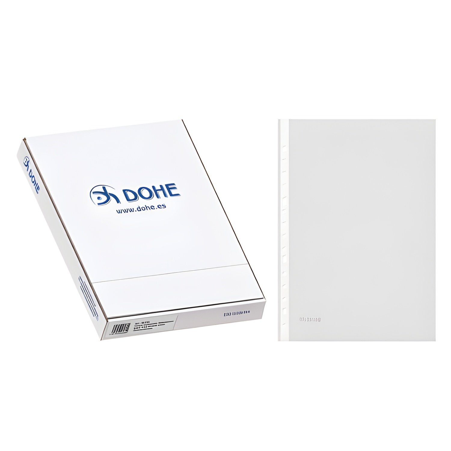 Caja 100 fundas multitaladro basic plus folio dohe