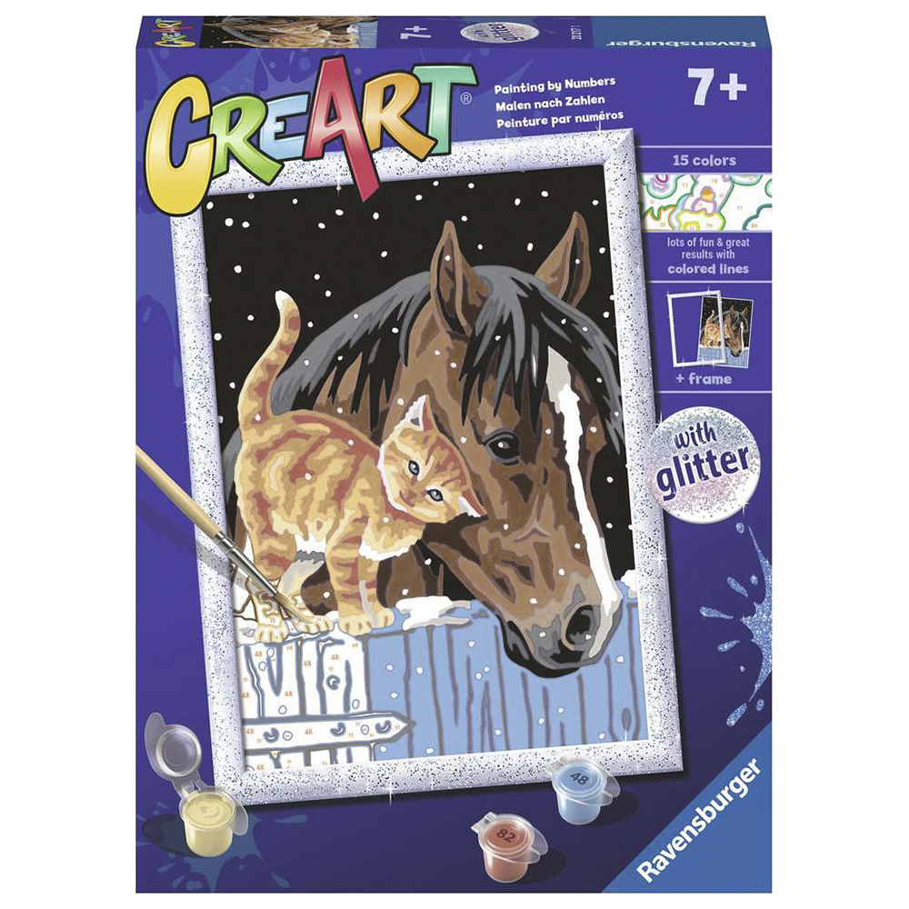 CreArt Kit Pintura - Amigos Insólitos, Ravensburger, 20217
